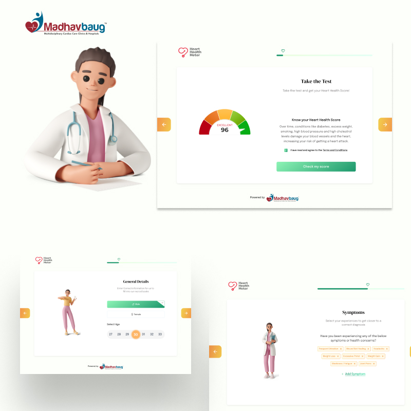 Client pf CreativeWebo Case Study Mock ups of Madhavbaug Website Development 